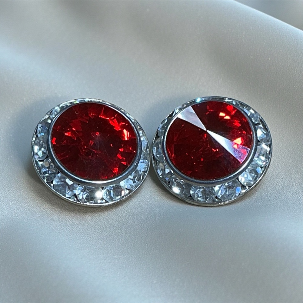 Elegant Starlight Crystal Clip On Earrings